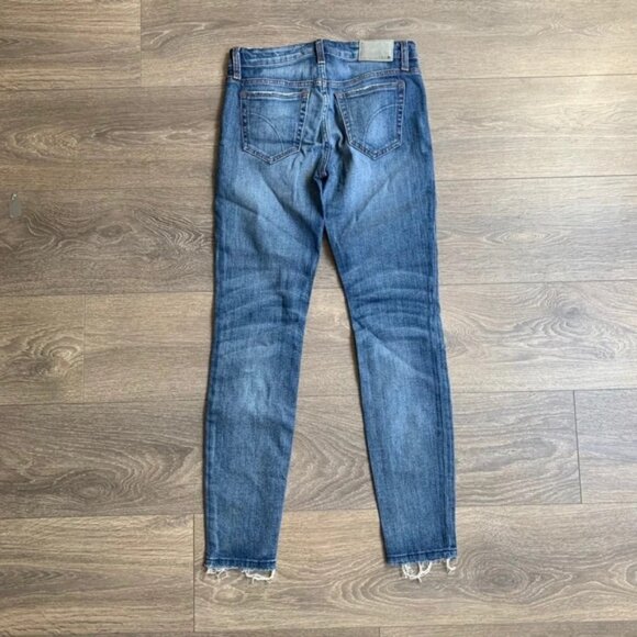 Revolve Joe's Jeans Women's Skinny Jeans Icon Ally Raw Hem Denim Indigo blue 25 - Picture 16 of 16